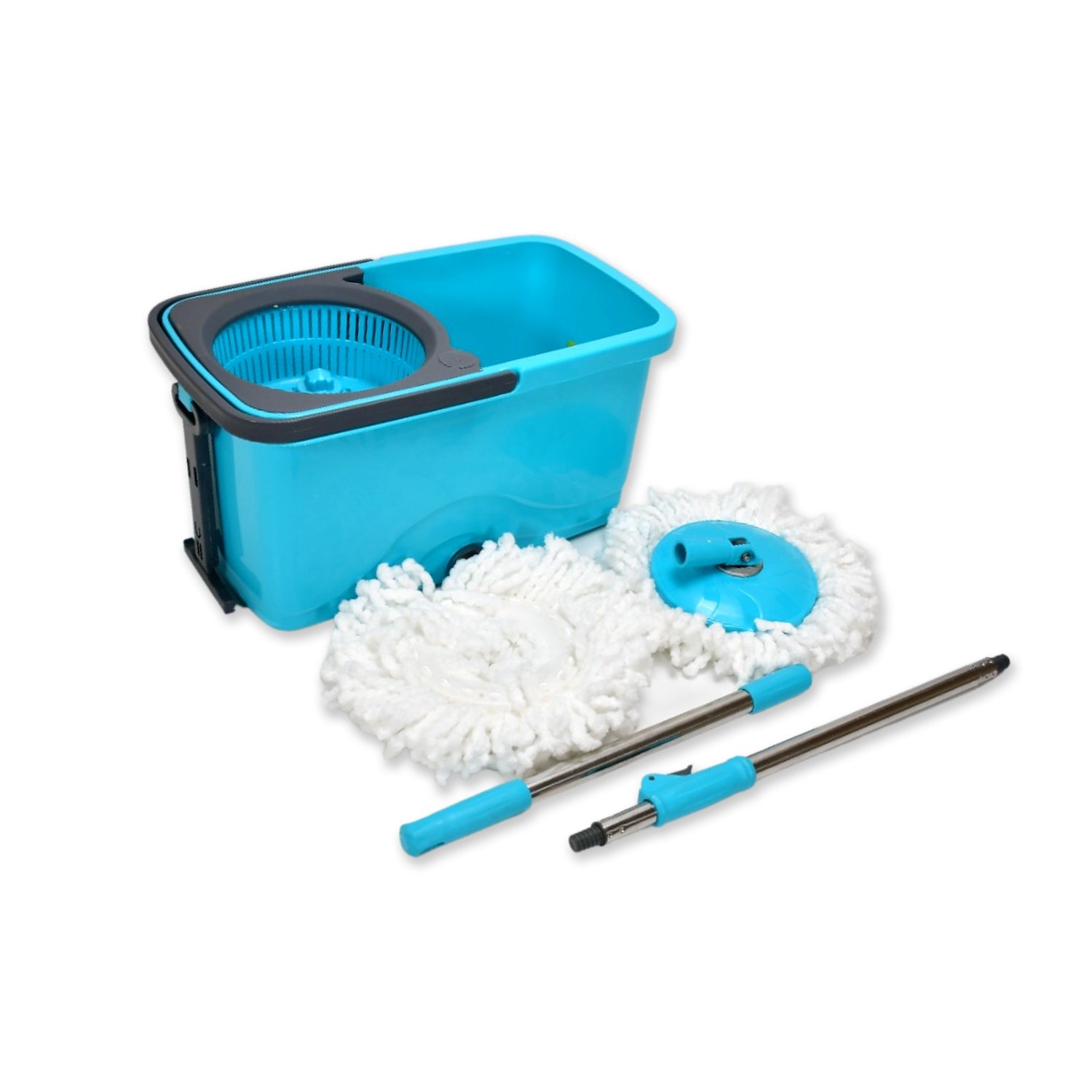 4028 Quick Spin Mop Plastic spin, Bucket Floor Cleaning, Easy Wheels & Big Bucket, Floor Cleaning Mop with Bucket DeoDap 4028 Quick Spin Mop Plastic spin, Bucket Floor Cleaning, Easy Wheels & Big Bucket, Floor Cleaning Mop with Bucket DeoDap
